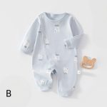 【59-90cm】カバーオール ベビー どうぶつ プリント - 画像 (11)