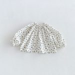 【80-130cm】シャツorパンツorサロペット 女の子 パフスリーブ 刺繍 - 画像 (9)