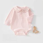 【59-90cm】ロンパース ベビー 丸襟コットンSK107511 - 画像 (4)