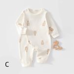 【59-90cm】カバーオール ベビー どうぶつ プリント - 画像 (12)