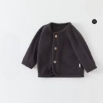 【73-110cm】カーディガン ベビー 無地 ニット - 画像 (7)
