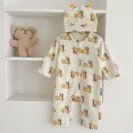 【66-100cm】カバーオール ベビー 可愛い プリント - 画像 (6)