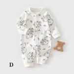 【59-90cm】カバーオール ベビー どうぶつ柄 シンプル - 画像 (5)