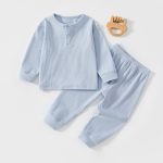 【73-110cm】セットアップ ベビー 無地 リブ - 画像 (6)