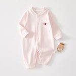 【59-90cm】カバーオール ベビー フルーツ アップリケ - 画像 (3)