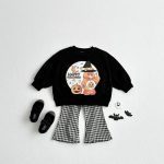 【90-140cm】トレーナー ベビー ハロウィン カートゥーン クマプリント - 画像 (7)
