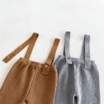 【73-100cm】サロペット＆セーター＆帽子 ベビー ニット - 画像 (12)