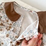 【80-90cm】ロンパース ベビー 碎花 可愛い - 画像 (9)
