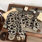 【66-110cm】ロンパースorカーディガン ベビー ヒョウ柄 暖かい - 画像 (11)