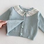 【73-100cm】カーディガン&レギンス 女の子 蝶結び ニット - 画像 (8)