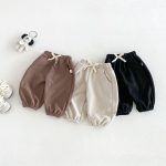【73-110cm】パンツ 男の子 ワッフル カジュアル - 画像 (11)