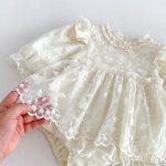【66-90cm】ロンパース ベビー プリンセス フラワー - 画像 (13)
