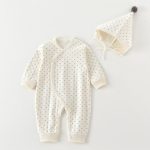 【66-90cm】 ロンパース ベビー 無縫製 フード付き - 画像 (10)