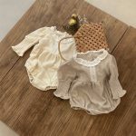【66-90cm】ロンパース ベビー レース襟 プリンセス - 画像 (6)