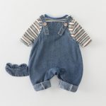 【73-100cm】サロペット+トップス ベビー 恐竜柄 かわいい - 画像 (8)