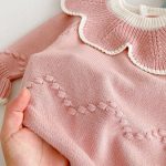 【66-90cm】ロンパース ベビー フリル ニット 可愛い - 画像 (12)
