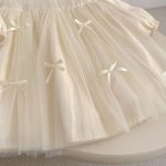 【73-120cm】ワンピース 女の子 ふわふわ メッシュ - 画像 (7)