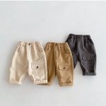 【73-110cm】パンツ キッズ ポケット付き カジュアル - 画像 (9)