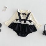 【66-90cm】トップスorサロペット ベビー フリル - 画像 (3)