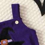 【70-100cm】ロンパース ベビー サロペット ハロウィーン コーデュロイ 刺繍 - 画像 (13)