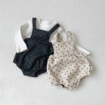 【66-90cm】サロペット ベビー コーデュロイ ドット - 画像 (10)