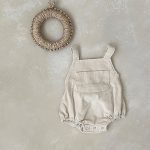 【66-90cm】サロペット ロンパース ベビー ナチュラル コーデュロイ - 画像 (5)