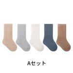 【GOODS】5ペアセット ソックス 暖かい 無地 - 画像 (4)