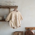 【66-90cm】ロンパース ベビー 恐竜柄 シンプル - 画像 (4)