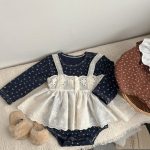 【66-90cm】ロンパース ベビー フラワー柄 おしゃれ - 画像 (5)