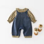 【73-120cm】シャツorサロペット 女の子 ウサギ デニム - 画像 (5)