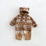 【73-120cm】アウター 男の子 レトロ 帽子付き - 画像 (12)
