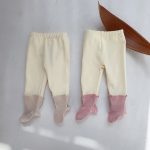 【66-100cm】パーカーorタイツ ベビー くま耳フード - 画像 (7)