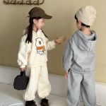 【80-150cm】セットアップ キッズ 厚手 クマ柄 - 画像 (8)