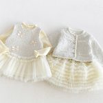 【80-130cm】セーターorワンピース 女の子 暖かい リボン - 画像 (11)