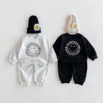【80-130cm】セットアップ 女の子 スマイル プリント - 画像 (2)