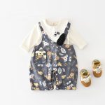 【73-120cm】Tシャツorサロペット キッズ アニマル かわいい