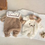 【66-90cm】ロンパース ベビー もこもこ クマ - 画像 (6)