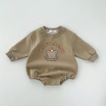 【66-90cm】ロンパース ベビー クマ柄 プリント - 画像 (5)
