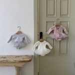【66-90cm】ロンパース ベビー ドレス風 チュール - 画像 (5)
