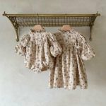 【66-90cm】ロンパース ベビー 花柄 スウィート - 画像 (3)
