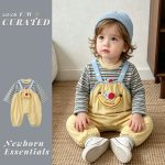【73-100cm】セットアップ ベビー バナナ ゾウー柄 - 画像 (3)