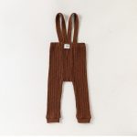 【73-100cm】サロペット ベビー 無地 暖かい - 画像 (4)