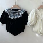 【66-90cm】ロンパース ベビー レース プリンセス - 画像 (7)