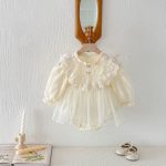 【66-90cm】ロンパース ベビー レース プリンセス - 画像 (10)