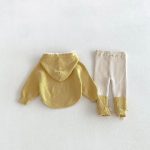 【73-110cm】フーディ＆レギンス ベビー 可愛い 帽子付き - 画像 (7)