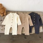 【66-90cm】ロンパース ベビー 暖かい 無地
