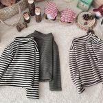 【73-100cm】Tシャツ キッズ 裏起毛 ボーダー - 画像 (10)