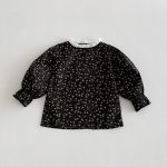 【80-150cm】Tシャツ 女の子 パフ スリーブ レース襟 - 画像 (9)