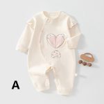 【66-90cm】ロンパース ベビー ハート ウサギ - 画像 (3)