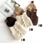 【66-100cm】ベスト ベビー フード付き もこもこ - 画像 (3)